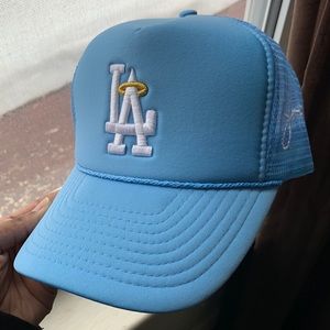 Jrip.LA Baby Blue LA Halo Trucker Hat